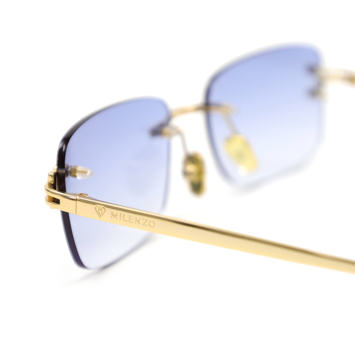 Diamond Edition Zonnebril Frameless Glasses Goud