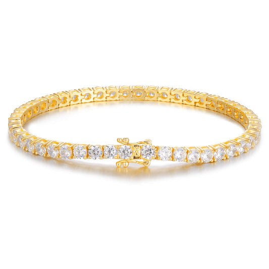 18K Gold Tennis Bracelet